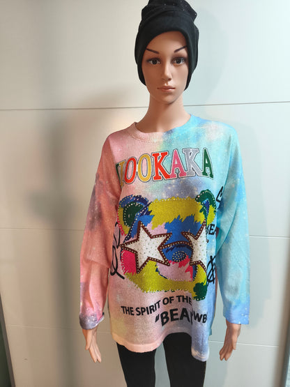 Feinstrick Pullover bis 46 tragbar