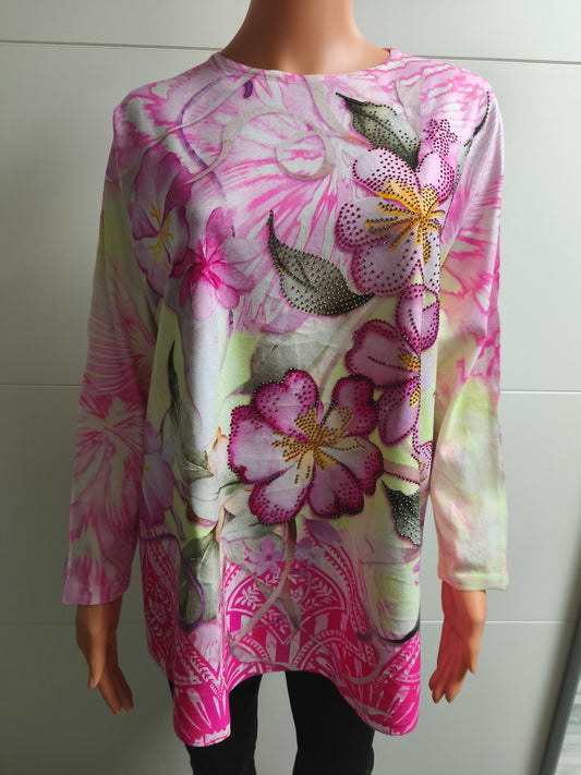 Missy Feinstrick Pullover mit Strass bis 42/44 tragbar