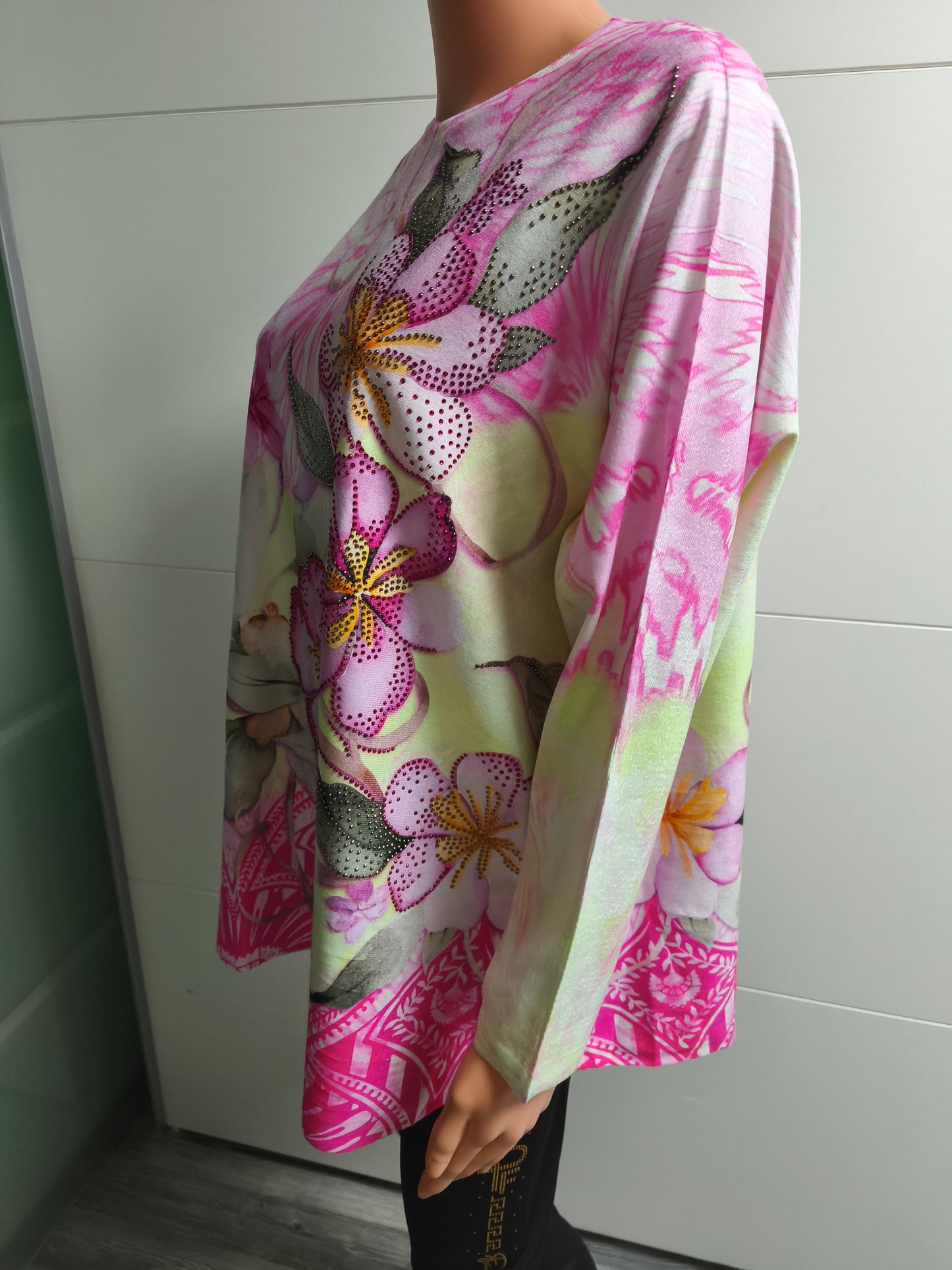 Missy Feinstrick Pullover mit Strass bis 42/44 tragbar