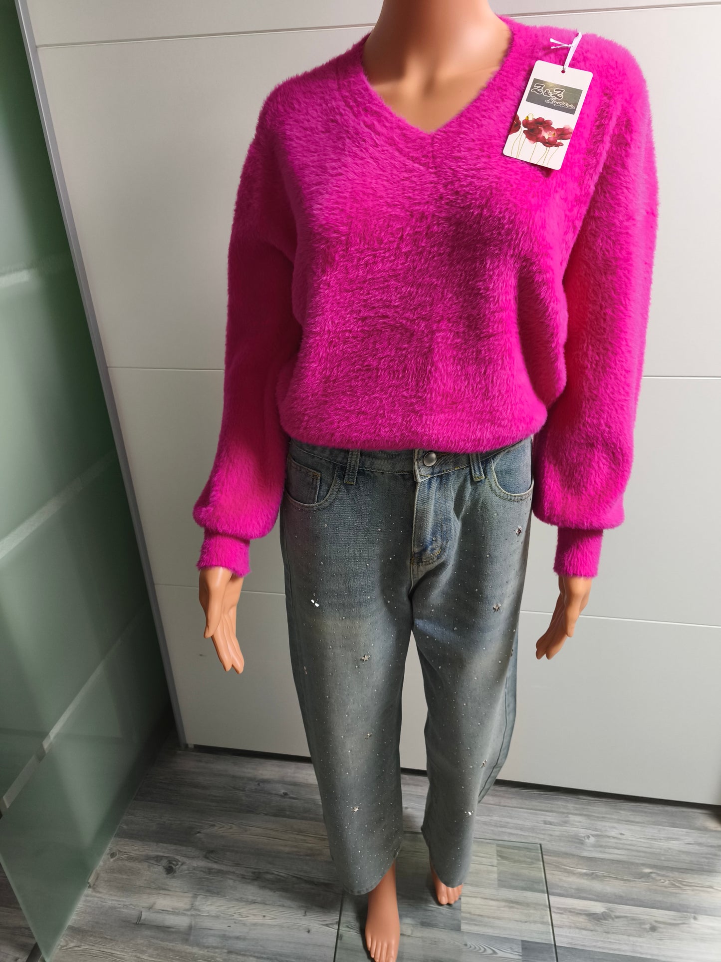 Kuschlig weicher Pullover bis 38/40 tragbar