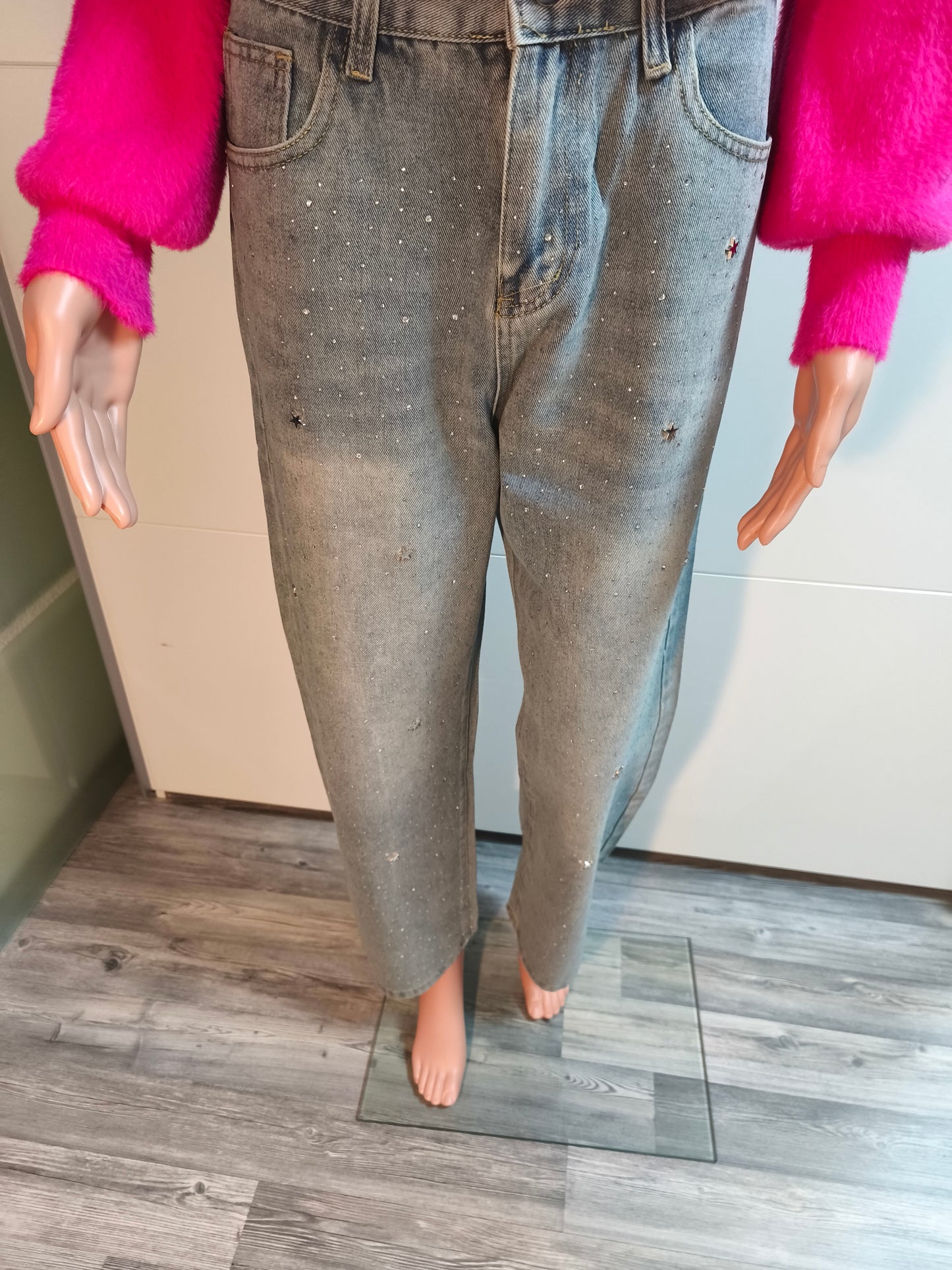 Glitzer Jeans