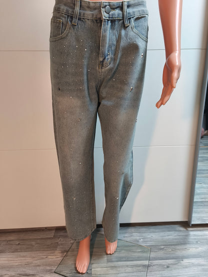 Glitzer Jeans