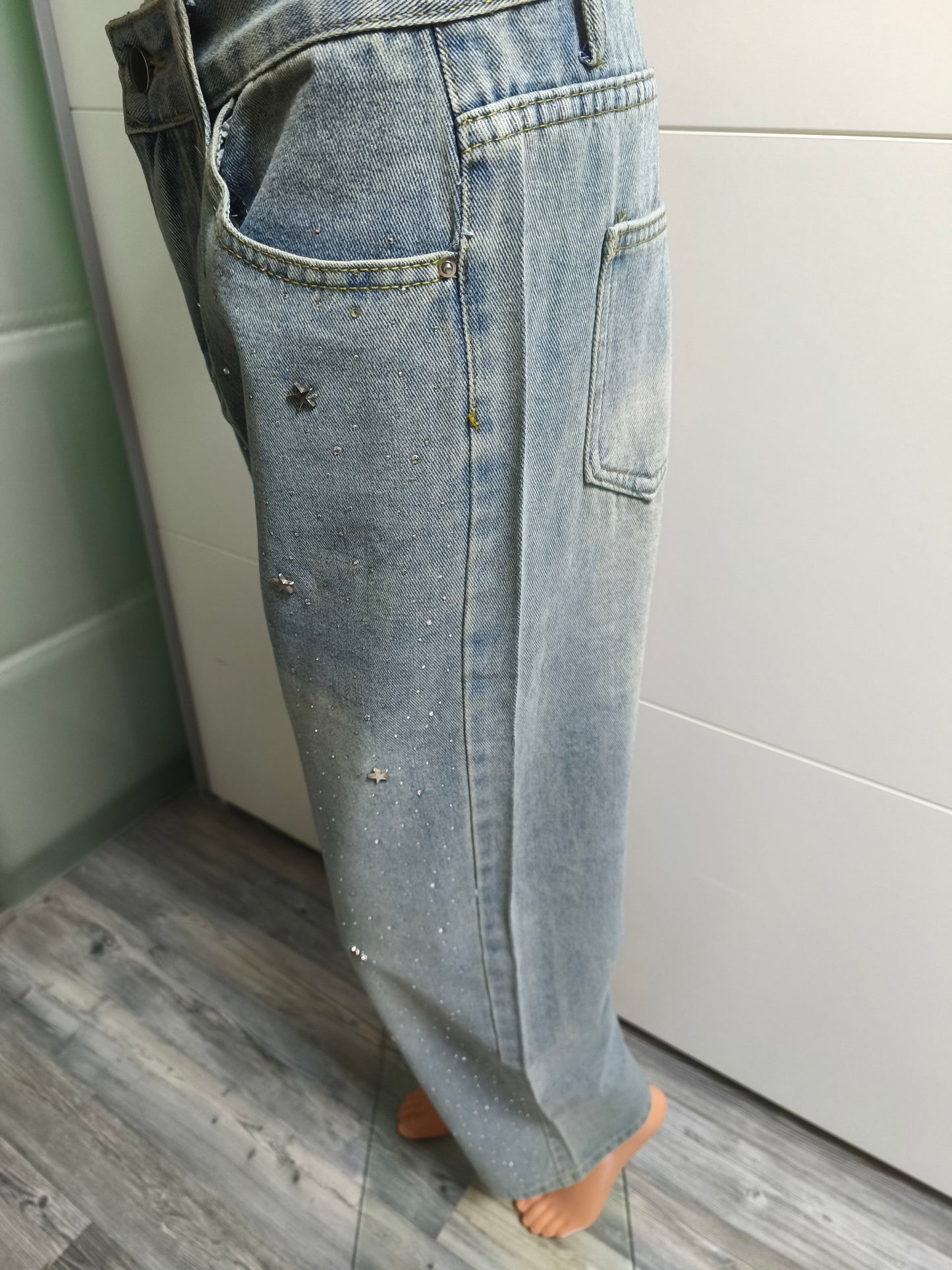 Glitzer Jeans