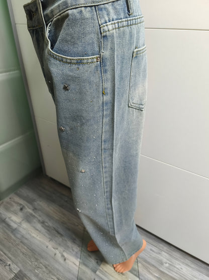 Glitzer Jeans