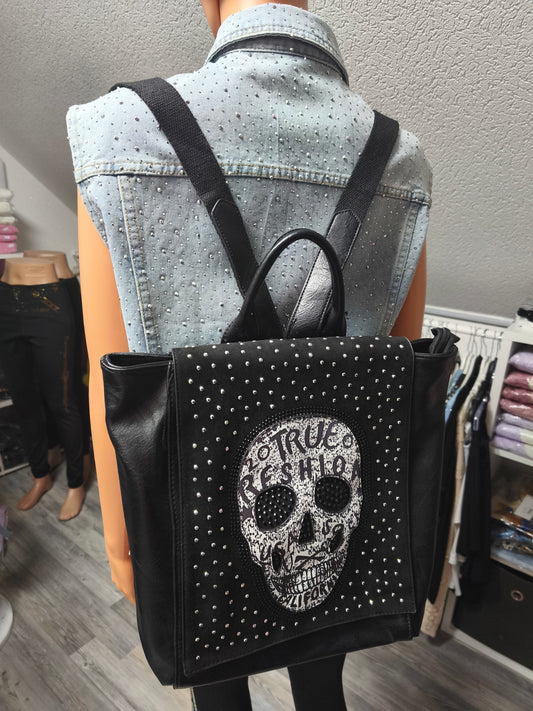 Rucksack Strass Skull
