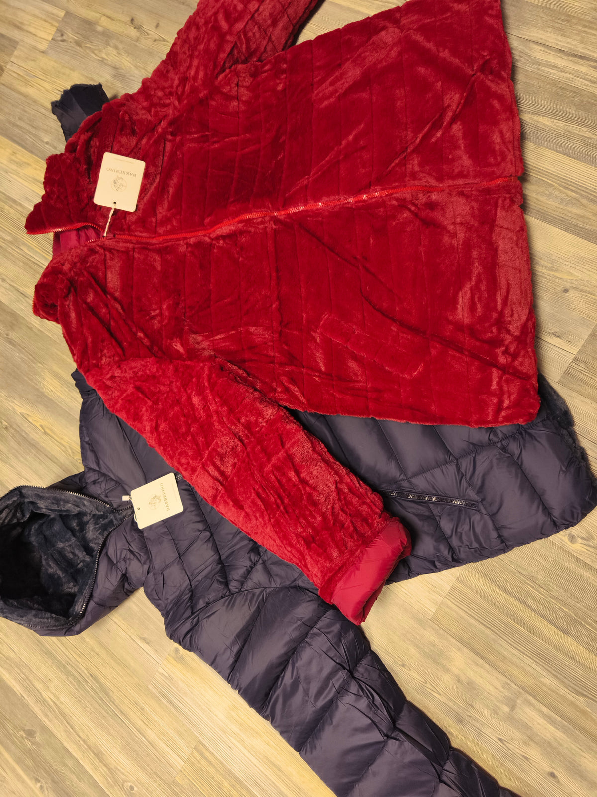 2 Looks in 1 Jacke Wende Jacke  in 2 Farben