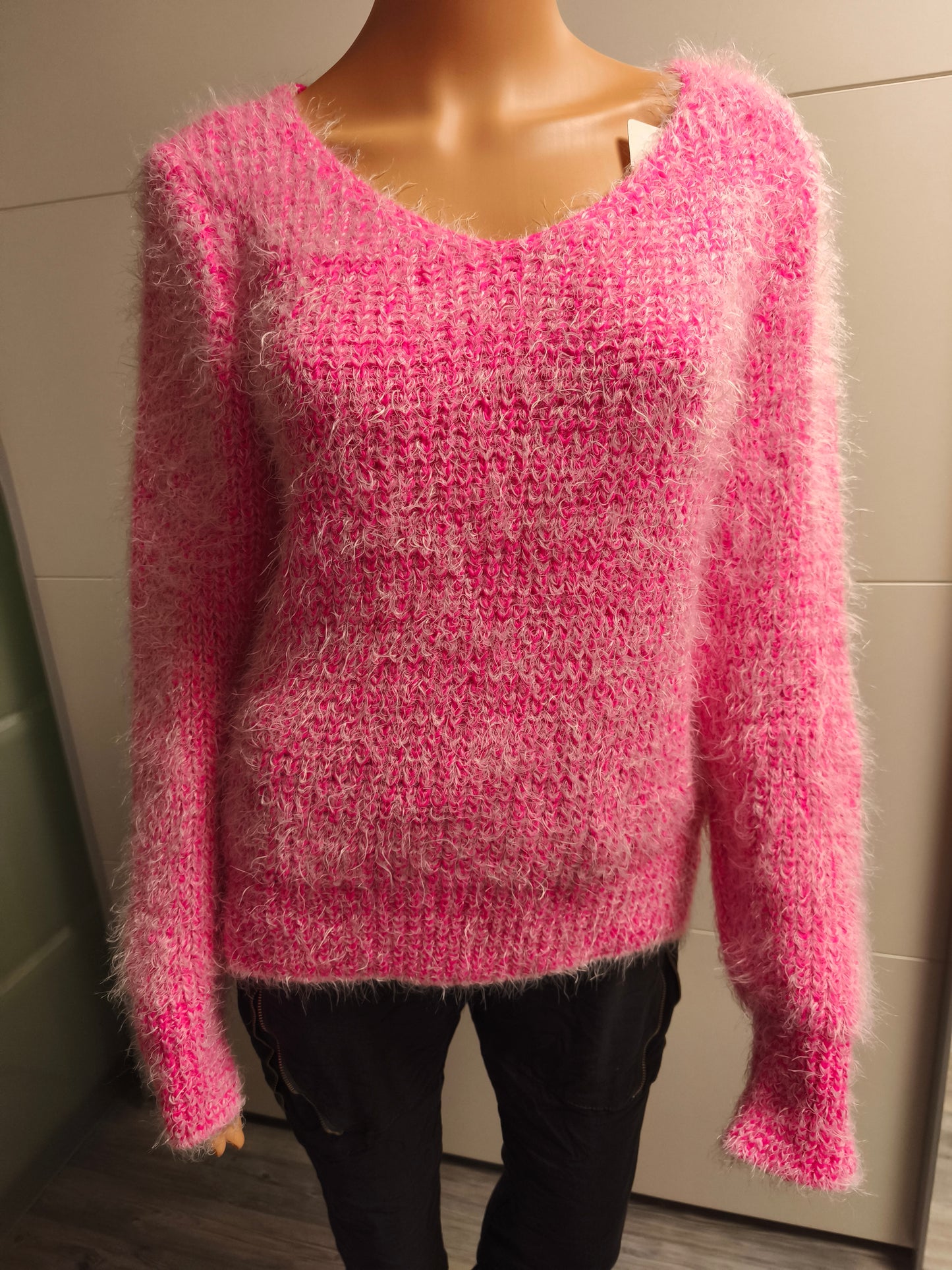 Kuschel Strick Pullover Sophie bis Gr. 42/44 tragbar