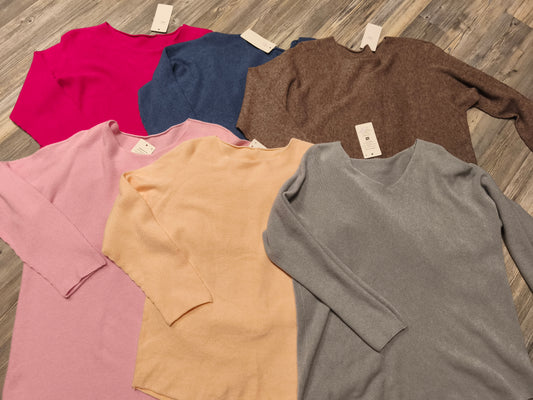 Feinstrick Wende Pullover