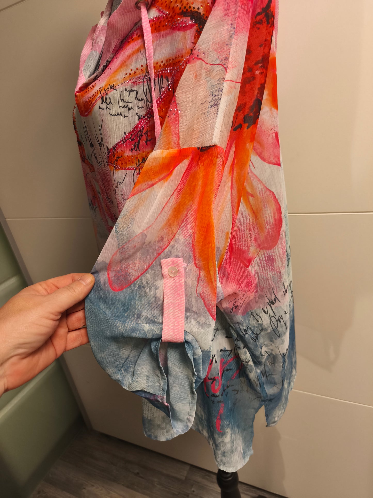 Missy Bluse mit Kapuze bis Gr. 46 locker tragbar