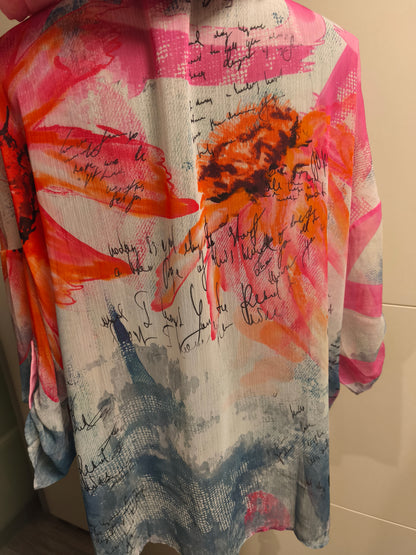 Missy Bluse mit Kapuze bis Gr. 46 locker tragbar