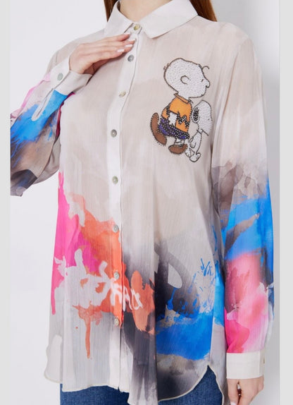 Missy Bluse mit Hund und Freunde