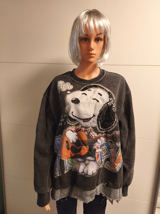 Flauschig weiches Sweatshirt Snoopy