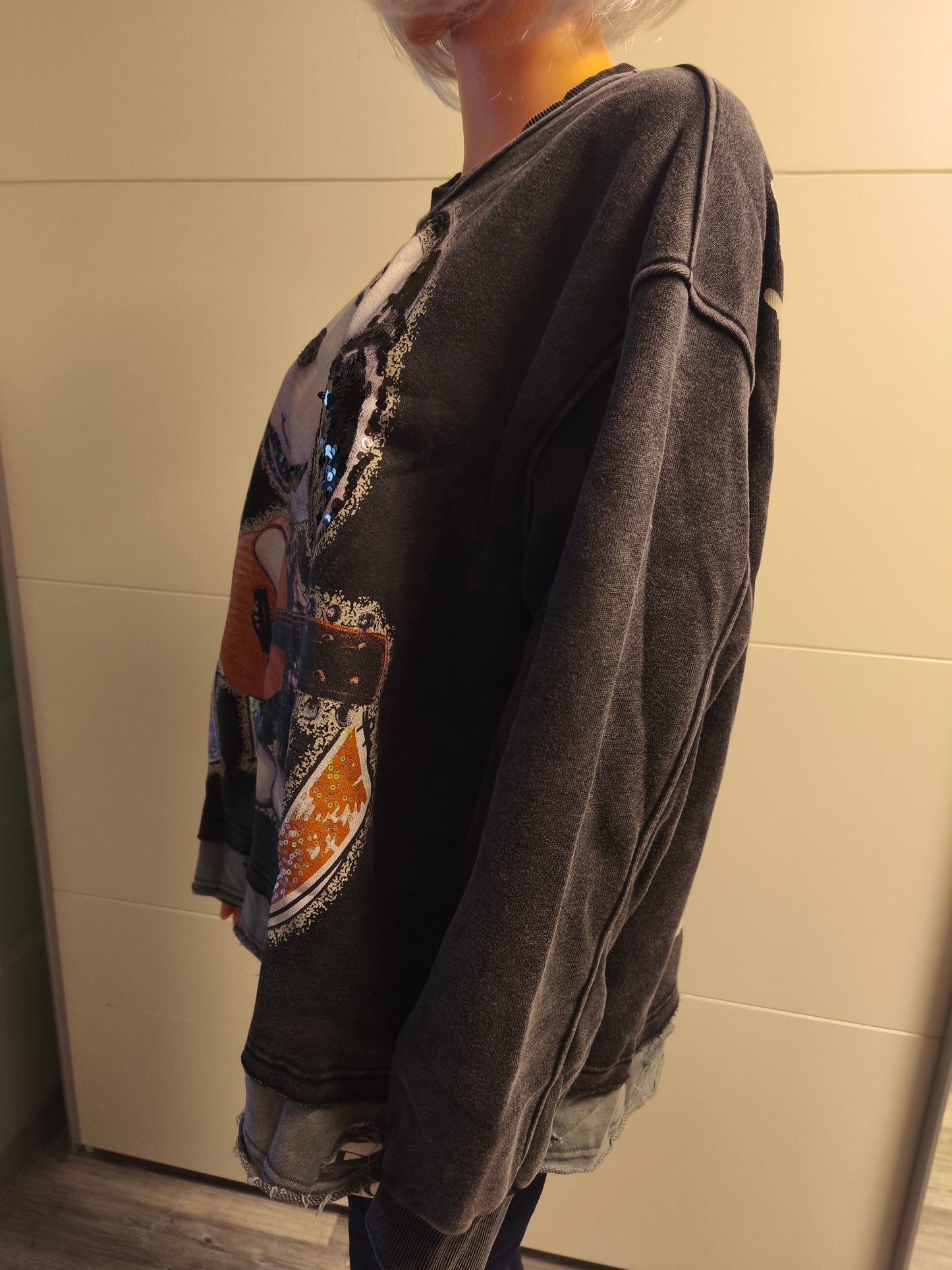 Flauschig weiches Sweatshirt Snoopy