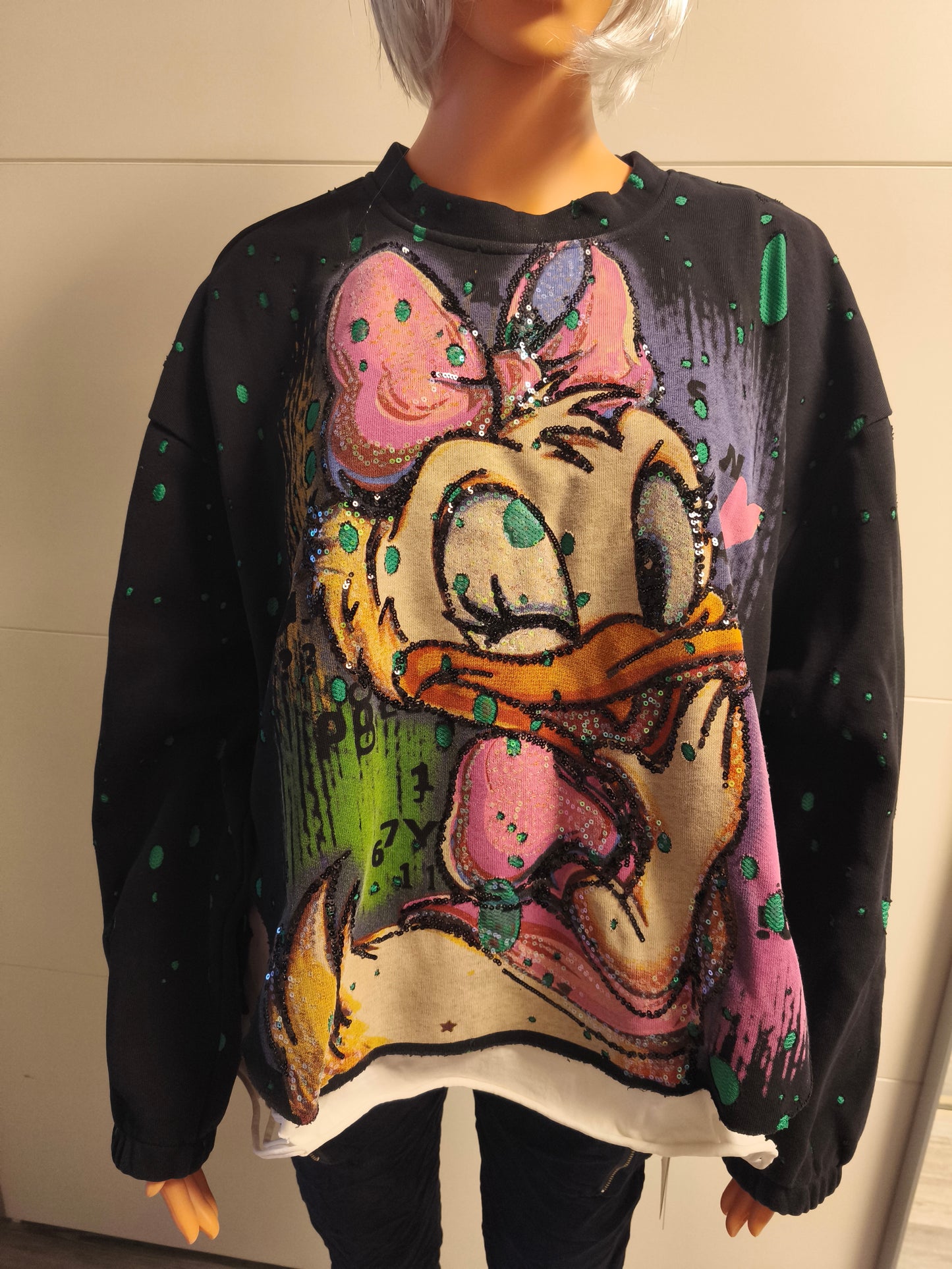 Doppellagiges Sweatshirt Ente