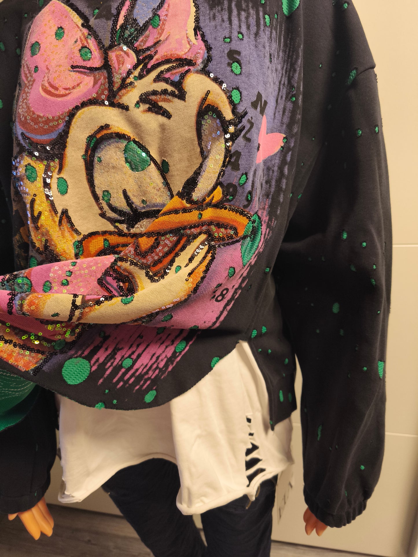 Doppellagiges Sweatshirt Ente