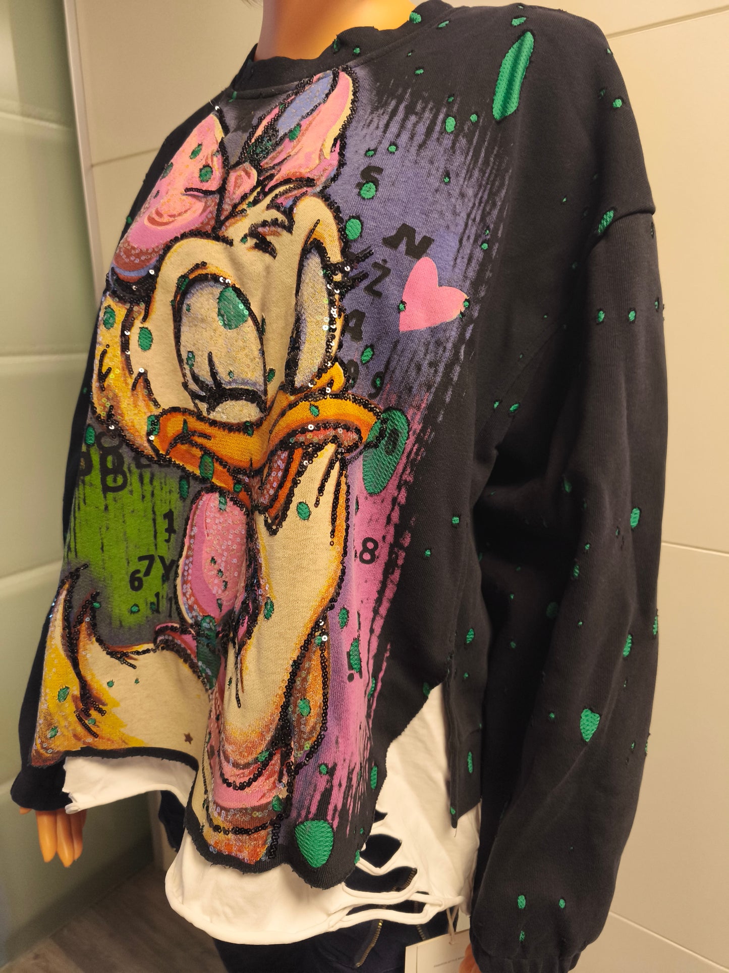 Doppellagiges Sweatshirt Ente