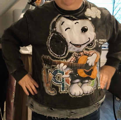 Flauschig weiches Sweatshirt Snoopy