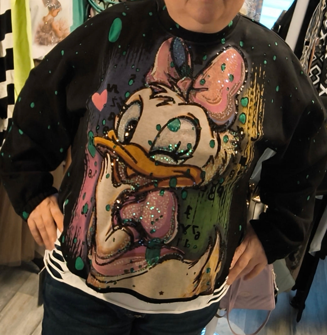 Doppellagiges Sweatshirt Ente