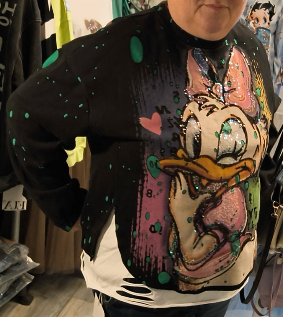 Doppellagiges Sweatshirt Ente