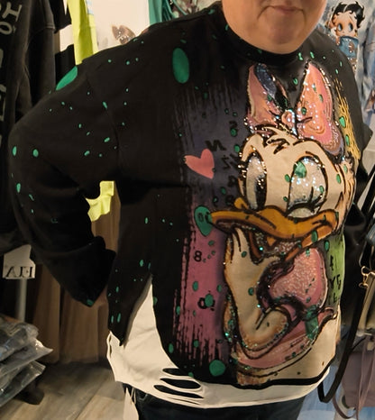 Doppellagiges Sweatshirt Ente
