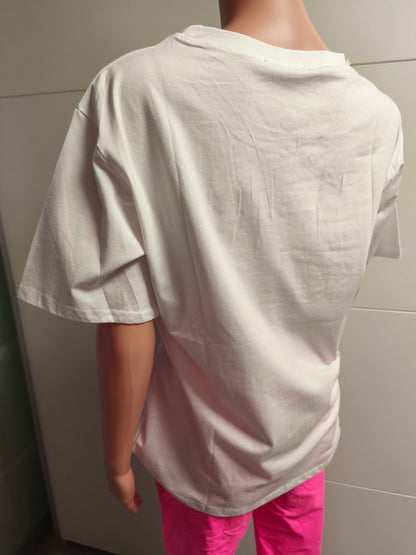 T-Shirt Hund mit Strass bis Größe 40 tragbar
