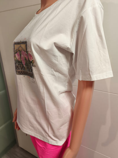 T-Shirt Koffer mit Strass bis Größe 40 tragbar