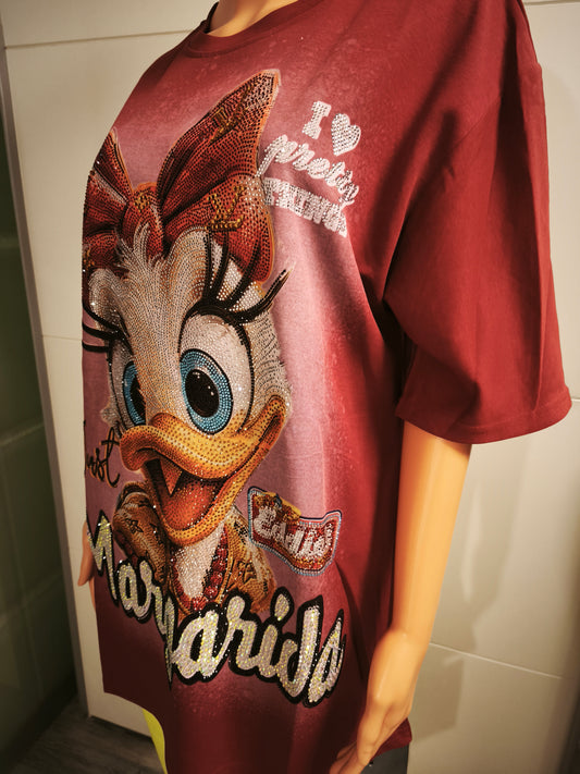 T-Shirt Ente Margarida mit Strasssteinen bis Gr. 46 tragbar