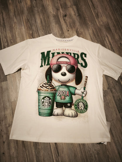T-Shirt Paola Hund mit Strasssteinen bis Gr. 46 tragbar