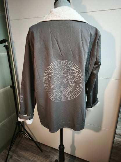 Gefütterter Blazer mit Strass 36 - 44 tragbar