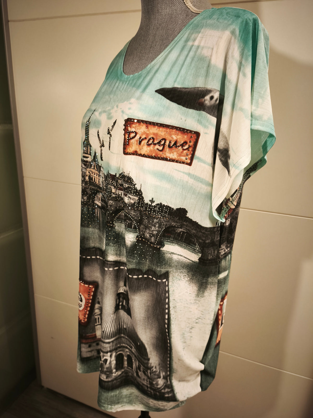Tolles Glitzer T-Shirt bis 46 tragbar