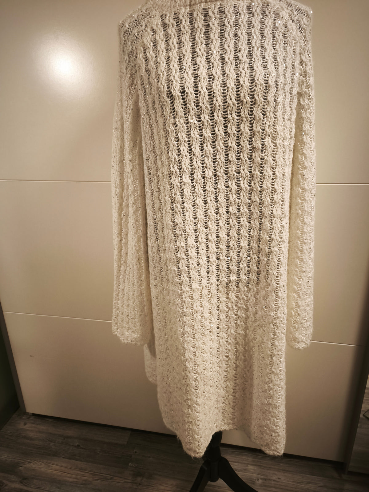 Strickkleid mit Pailletten Gr.44-50
