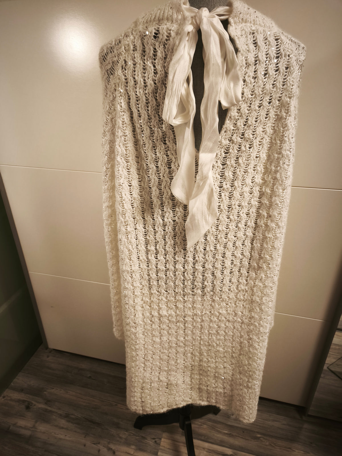 Strickkleid mit Pailletten Gr.44-50