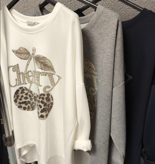 Weicher Long Pullover Sherry