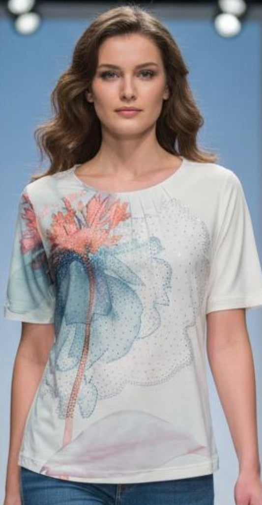 Missy T-Shirt mit Strass
