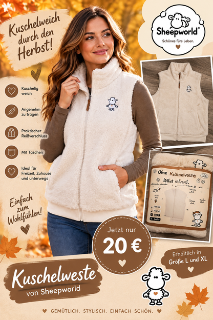 Sheepworld  Kuschelweste  in L und XL