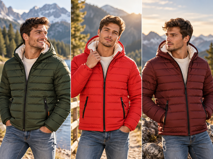 Steppjacke mit oder ohne Kapuze für Damen und Herren