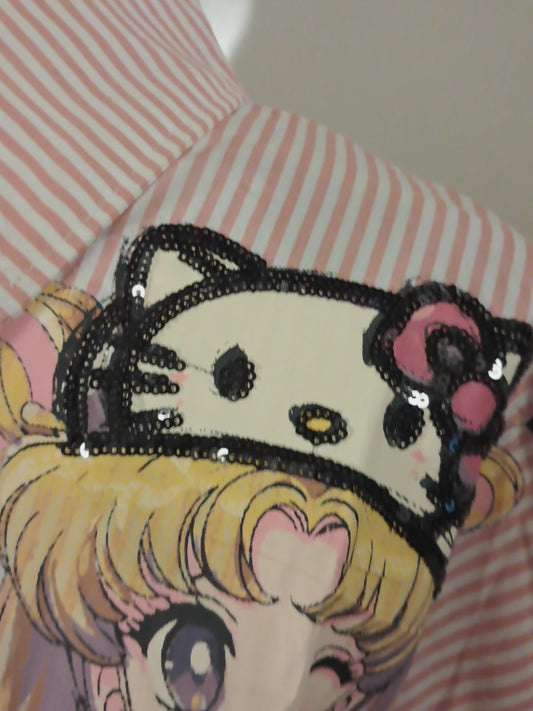 Lumanman Design Sailor Moon Hemd bis  44/46 tragbar