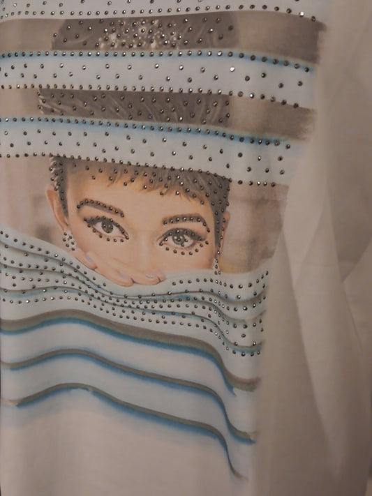 T-Shirt Audrey Hepburn  bis 42/44 tragbar