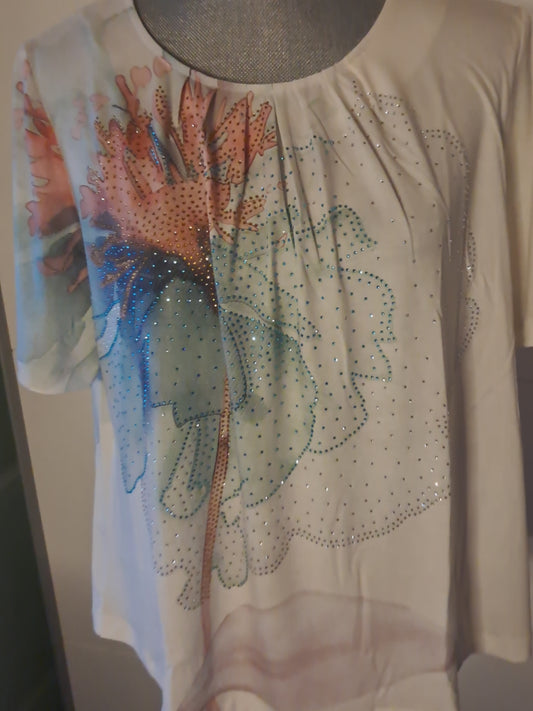 Missy T-Shirt mit Strass