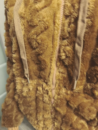 Kuschelweiche Kapuzen Jacke Mila bis Gr. M/L tragbar