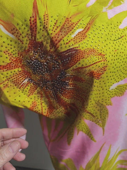 Missy Feinstrick Pullover mit Strass L/XL