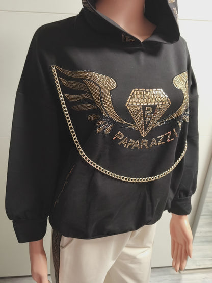 Paparazzi Fashion Kapuzen Sweatshirt