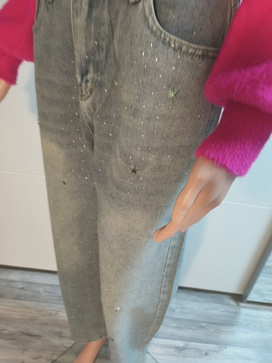 Glitzer Jeans