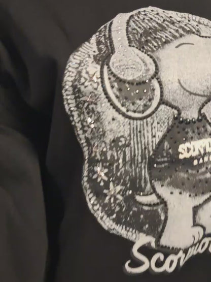 Snoopy Sweatshirt mit Strass